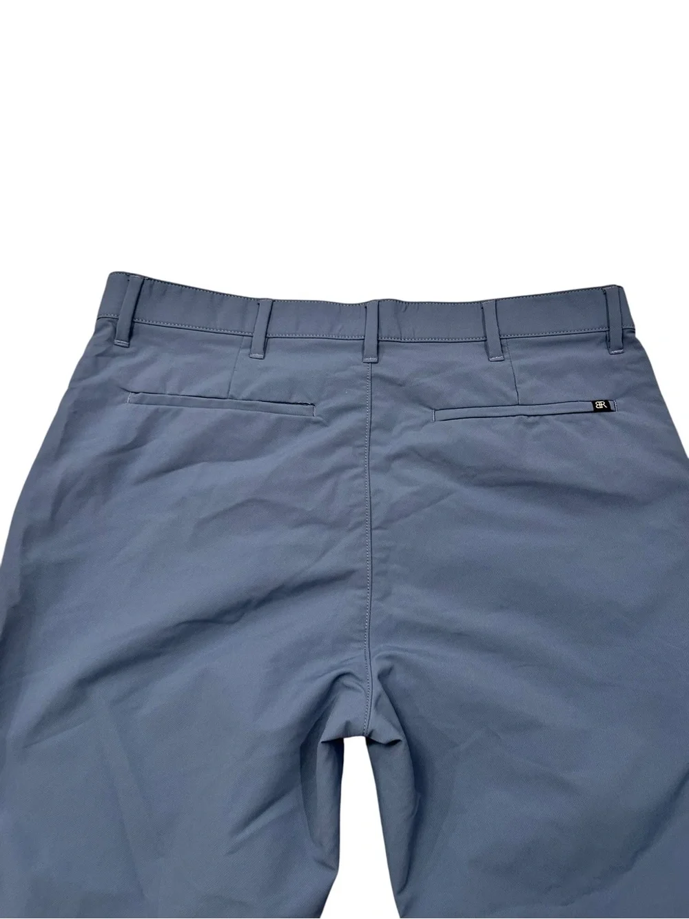 Banana Republic Slate Blue Gray Men's Chino Performance Pants 34x34 Polyester
